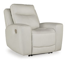 Mindanao Power Recliner in Beige Leather